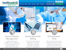 Tablet Screenshot of healthcode.co.uk